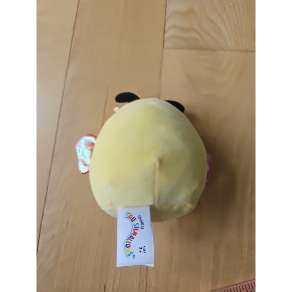 Squishmallows Sunny the Bee 5 Inch Yellow Black Stripe Plush Shimmer Wings - Picture 2 of 8